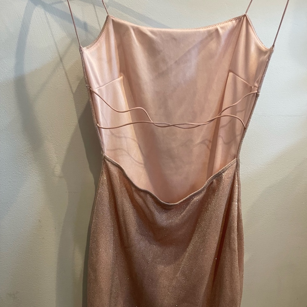 Windsor Sparkly Mini Dress Baby Pink